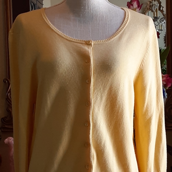 Leo & Nicole Rayon Blend Button Front Cardigan Size XL - Picture 7 of 11